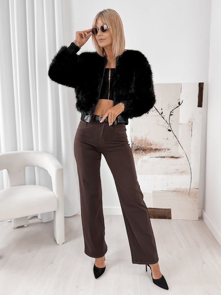 KURTKA FUTERKO LYNX CZARNA