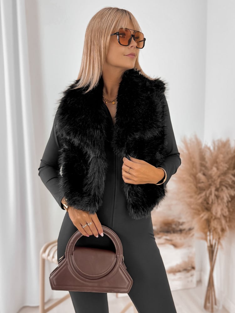 KAMIZELKA FUTERKO MARTENZA CZARNA