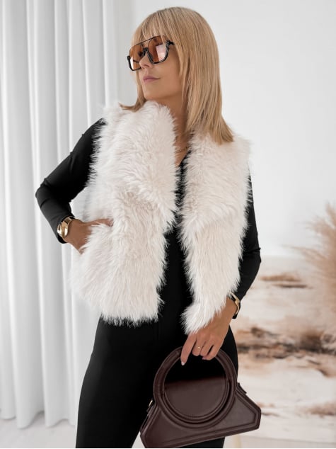 KAMIZELKA FUTERKO MARTENZA ECRU