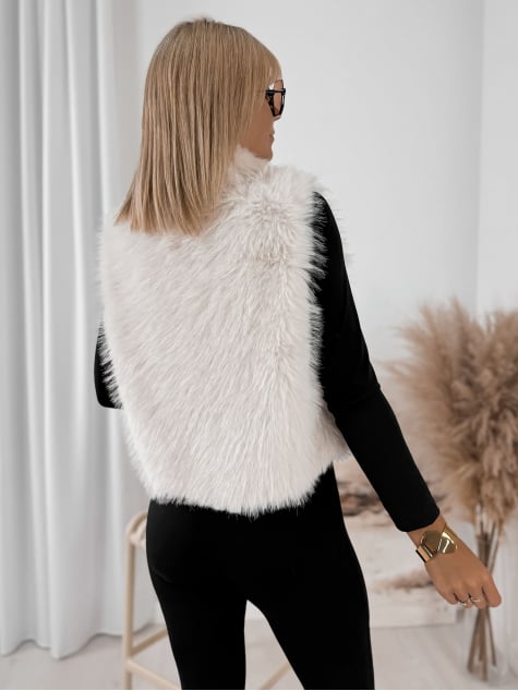 KAMIZELKA FUTERKO MARTENZA ECRU