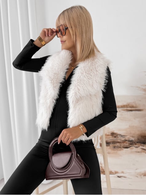 KAMIZELKA FUTERKO MARTENZA ECRU