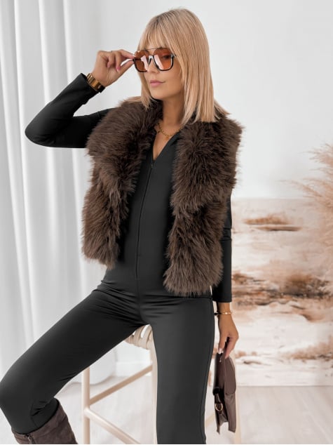 KAMIZELKA FUTERKO MARTENZA BRĄZOWA