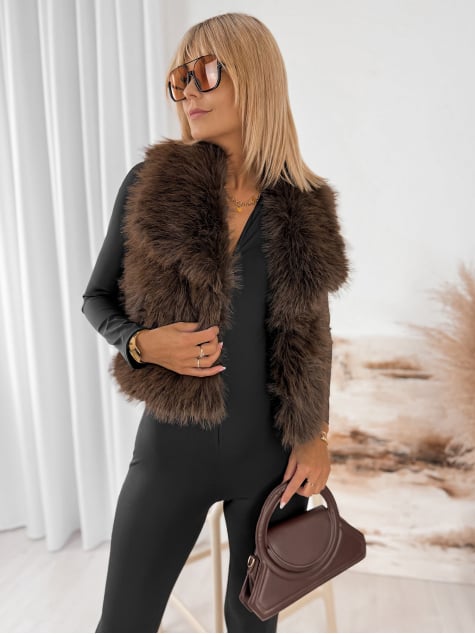 KAMIZELKA FUTERKO MARTENZA BRĄZOWA