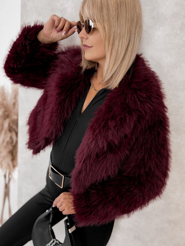 KURTKA FUTERKO OTARIA BORDOWA