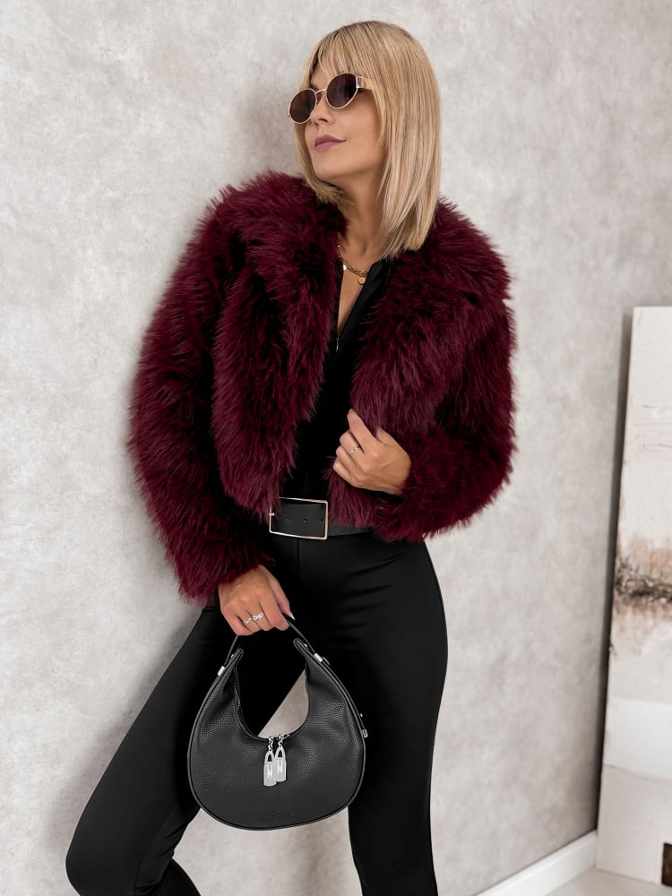 KURTKA FUTERKO OTARIA BORDOWA