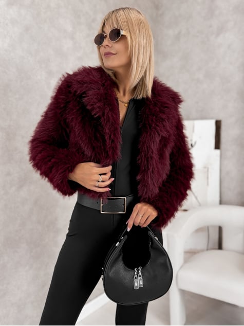 KURTKA FUTERKO OTARIA BORDOWA