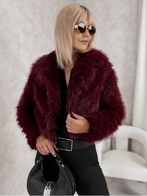 KURTKA FUTERKO OTARIA BORDOWA