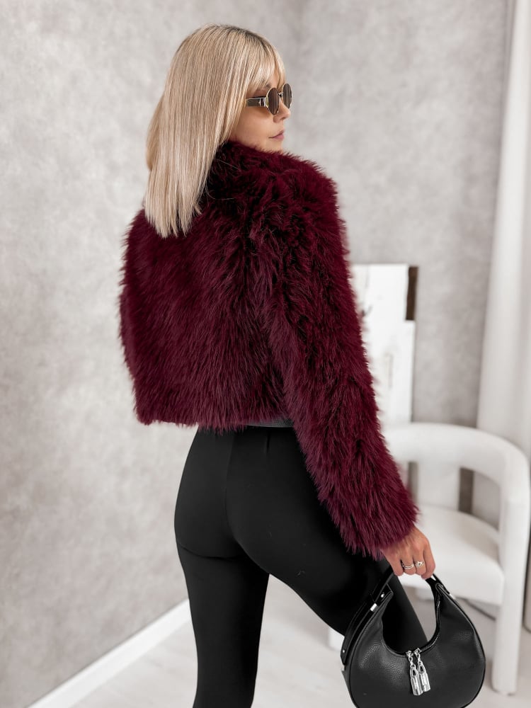 KURTKA FUTERKO OTARIA BORDOWA