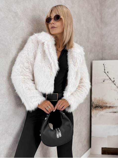 KURTKA FUTERKO OTARIA ECRU