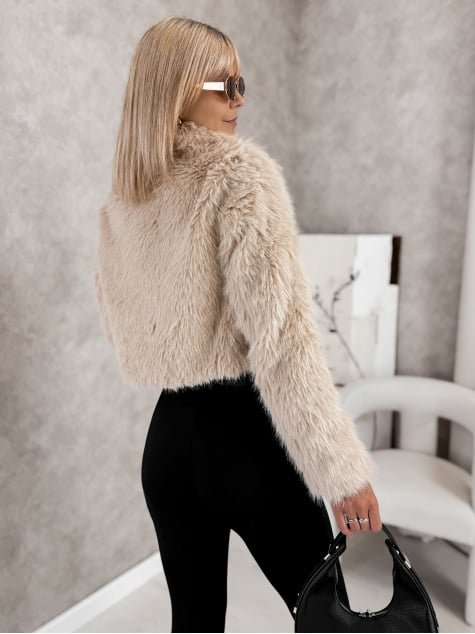 KURTKA FUTERKO OTARIA BEŻOWA