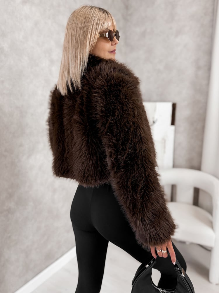 KURTKA FUTERKO OTARIA BRĄZOWA