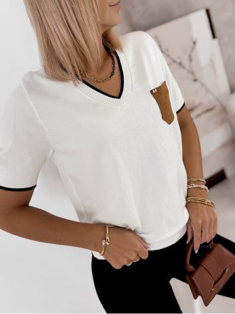 SWETER QUILLA BIAŁY