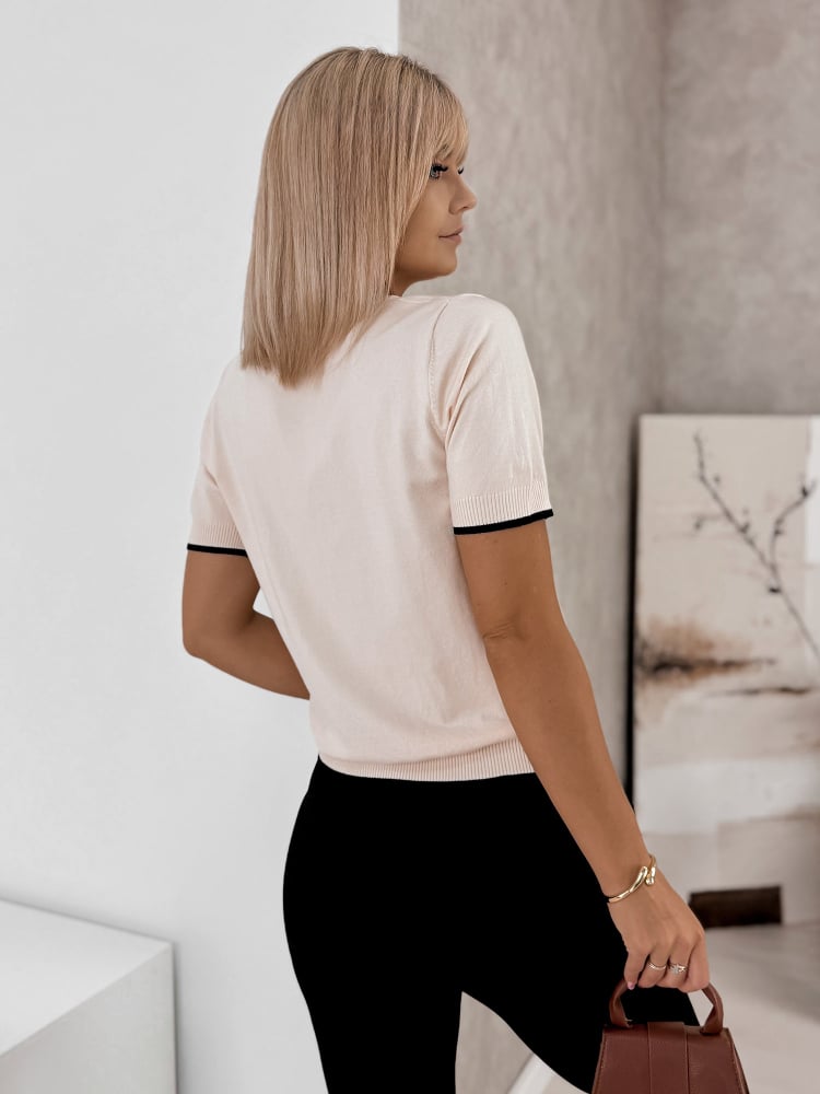 SWETER QUILLA BEŻOWY