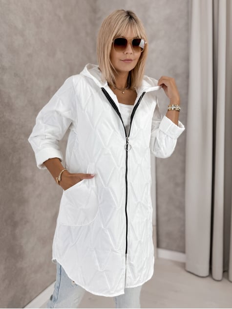 KURTKA FJORDEN BIAŁA