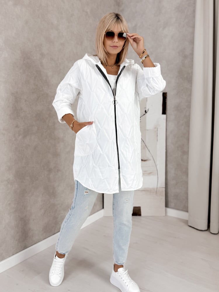 KURTKA FJORDEN BIAŁA