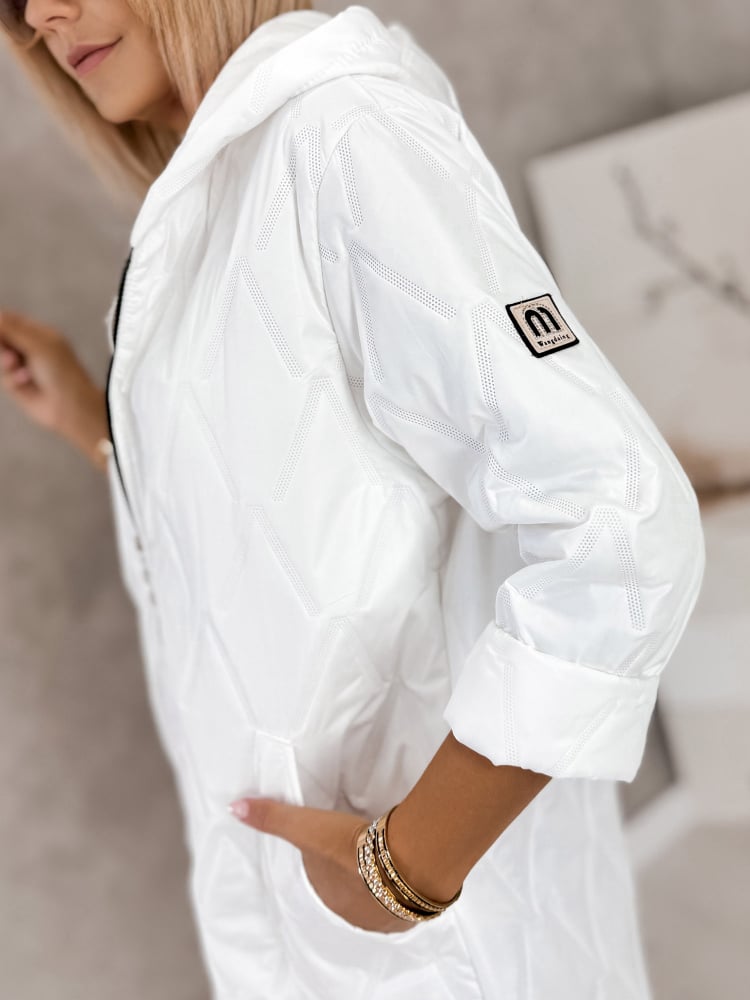 KURTKA FJORDEN BIAŁA