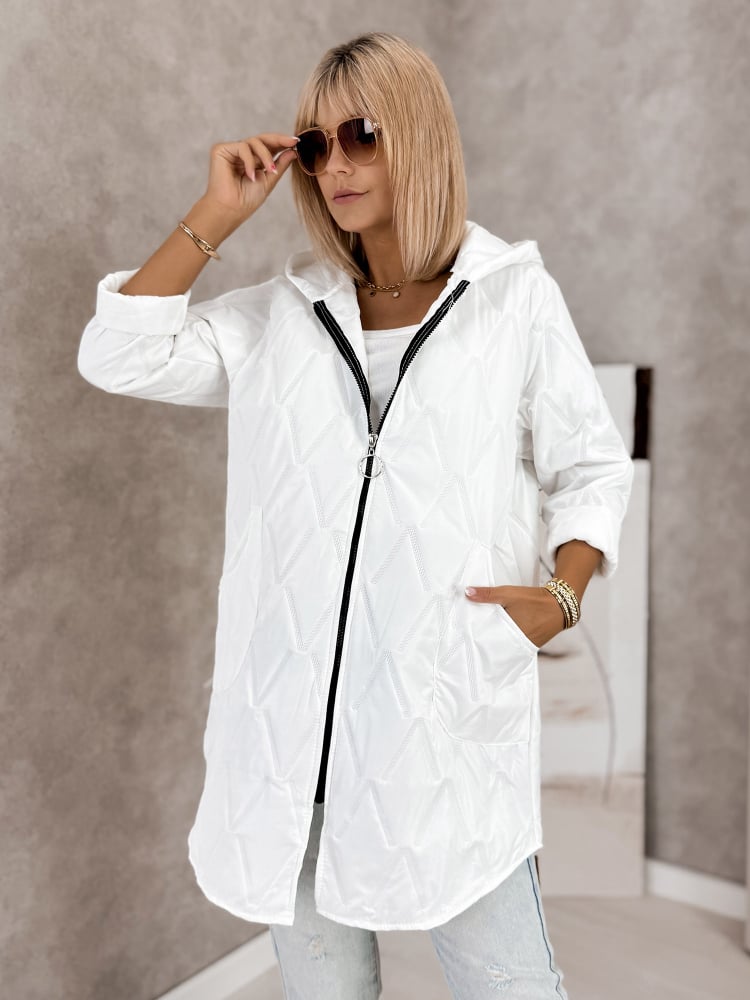 KURTKA FJORDEN BIAŁA