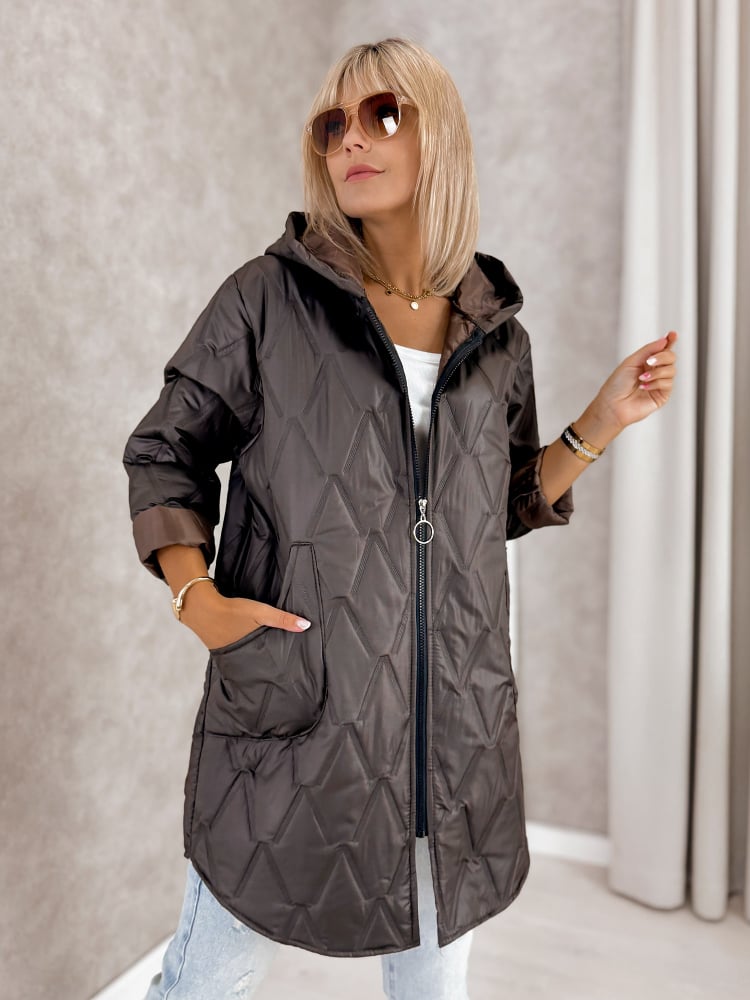 KURTKA FJORDEN BRĄZOWA