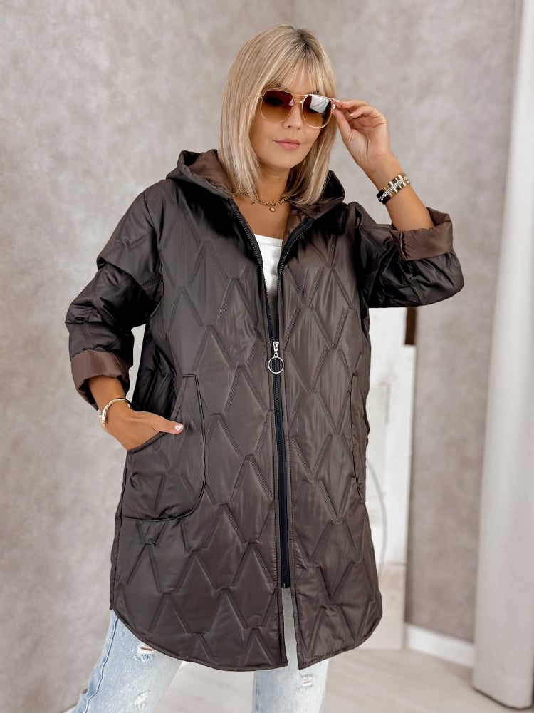 KURTKA FJORDEN BRĄZOWA