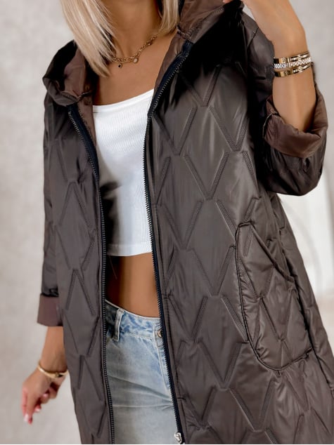 KURTKA FJORDEN BRĄZOWA