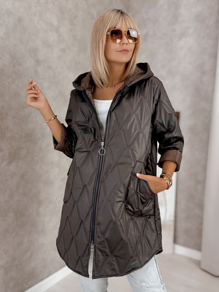 KURTKA FJORDEN BRĄZOWA