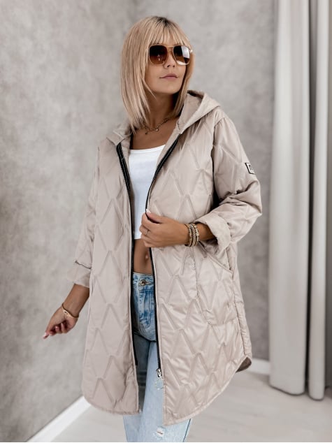 KURTKA FJORDEN CIEMNOBEŻOWA