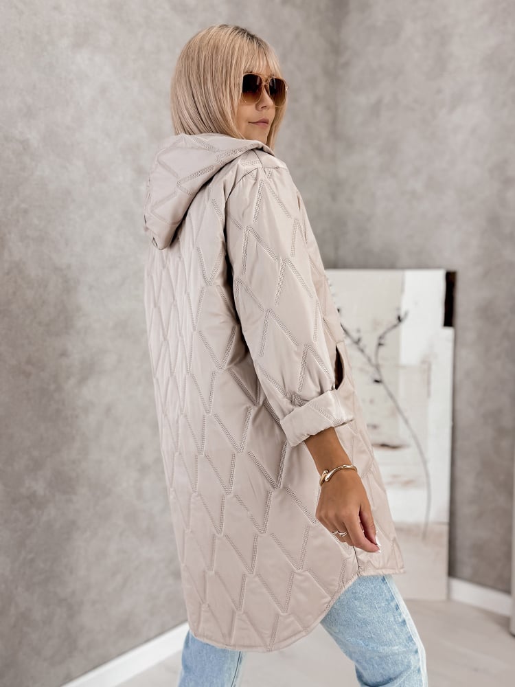 KURTKA FJORDEN CIEMNOBEŻOWA