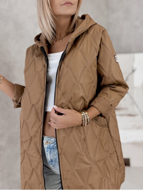 KURTKA FJORDEN KARMELOWA