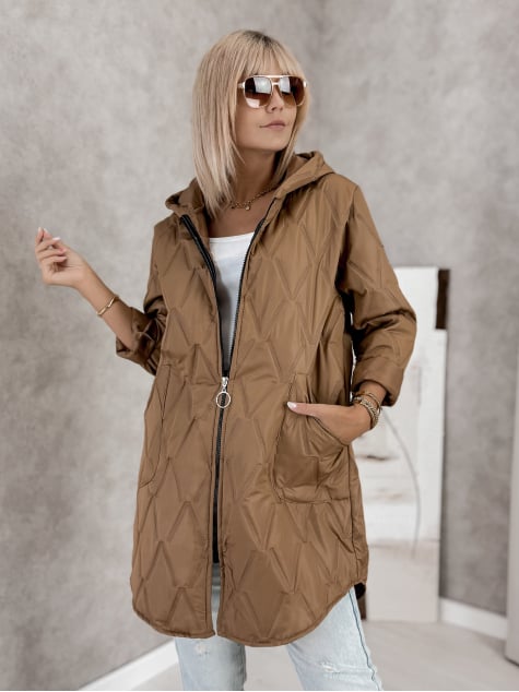 KURTKA FJORDEN KARMELOWA