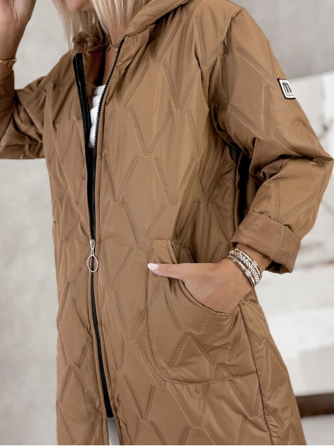 KURTKA FJORDEN KARMELOWA