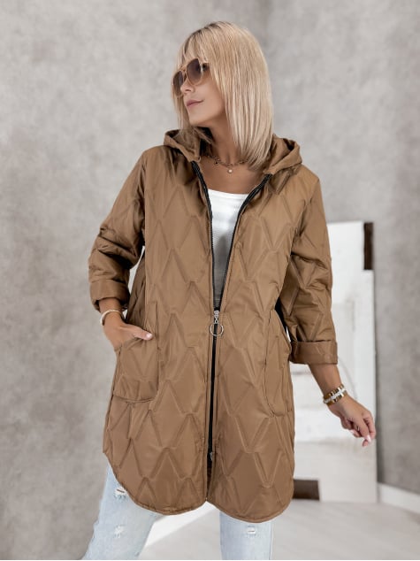 KURTKA FJORDEN KARMELOWA