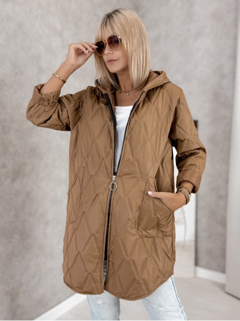 KURTKA FJORDEN KARMELOWA