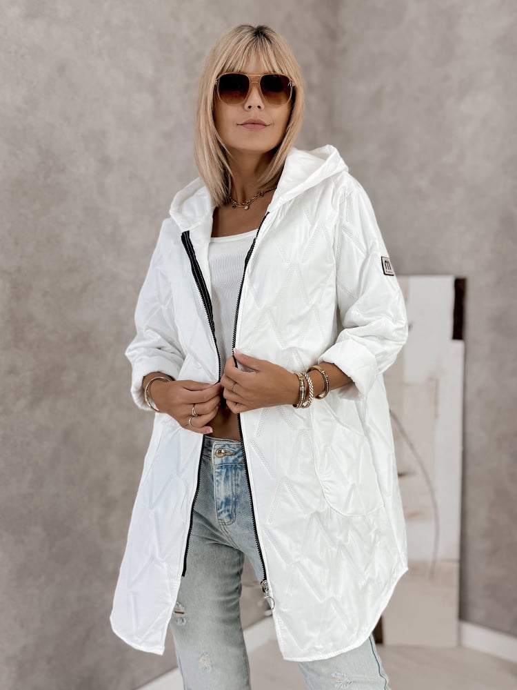 KURTKA FJORDEN BIAŁA