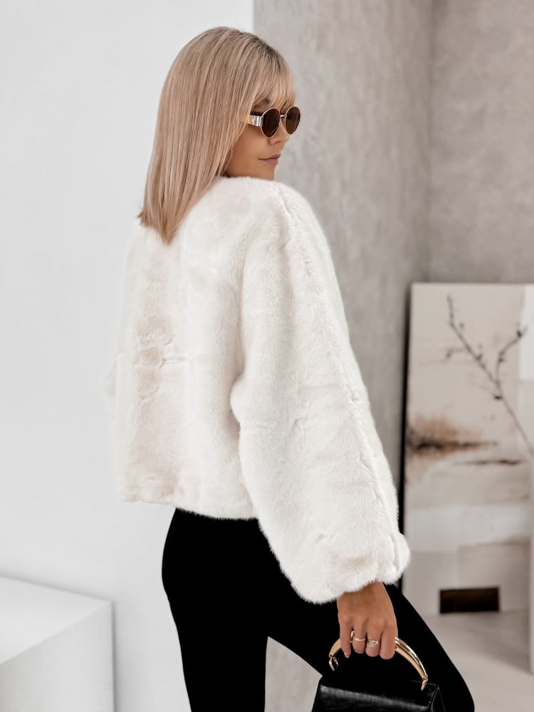 KURTKA FUTERKO ASHOKA BIAŁA