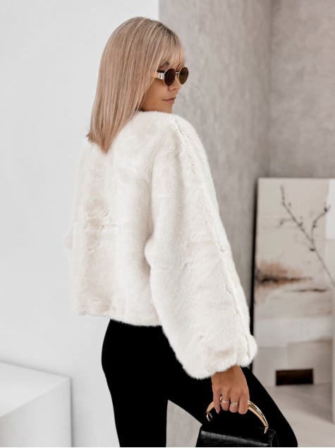 KURTKA FUTERKO ASHOKA BIAŁA