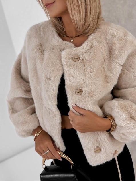 KURTKA FUTERKO ASHOKA BEŻOWA