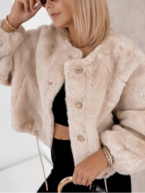 KURTKA FUTERKO ASHOKA BEŻOWA