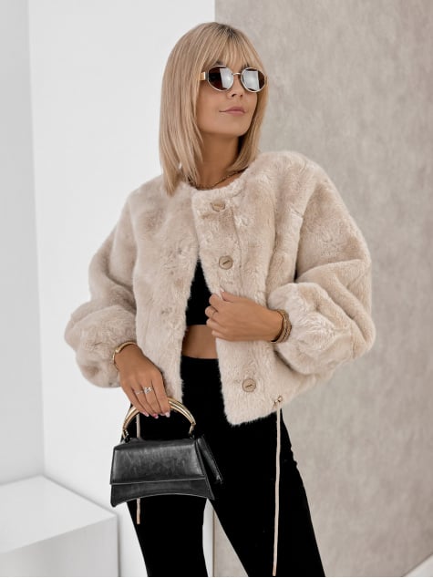 KURTKA FUTERKO ASHOKA BEŻOWA