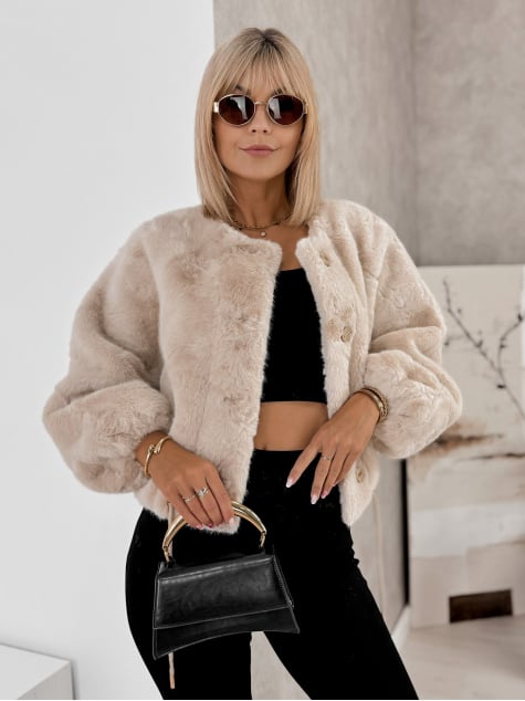 KURTKA FUTERKO ASHOKA BEŻOWA