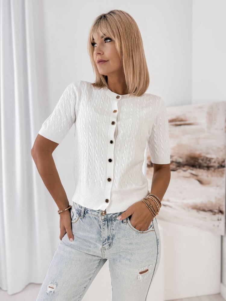 SWETER JASMIRA BIAŁY