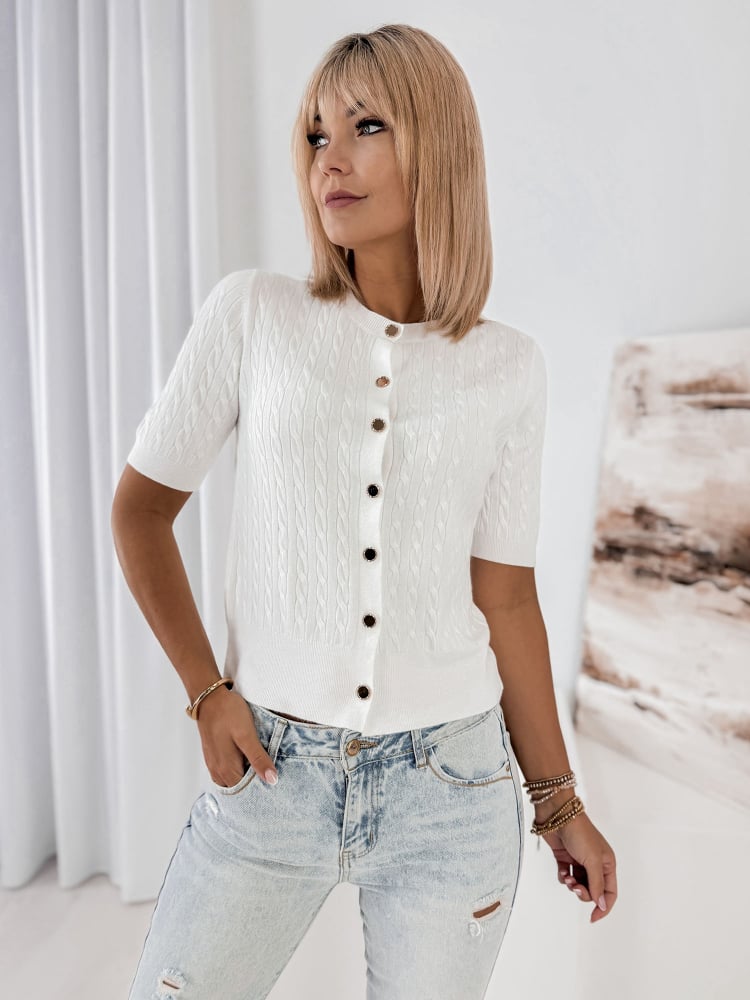 SWETER JASMIRA BIAŁY