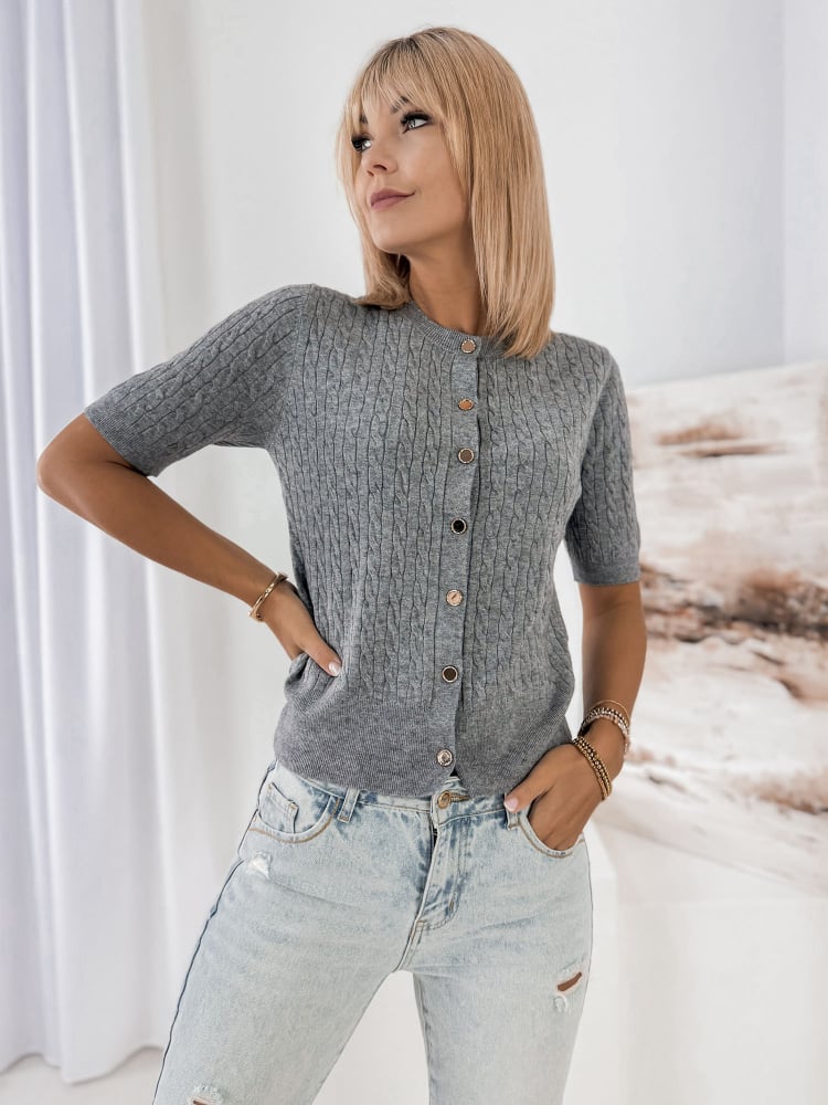 SWETER JASMIRA SZARY