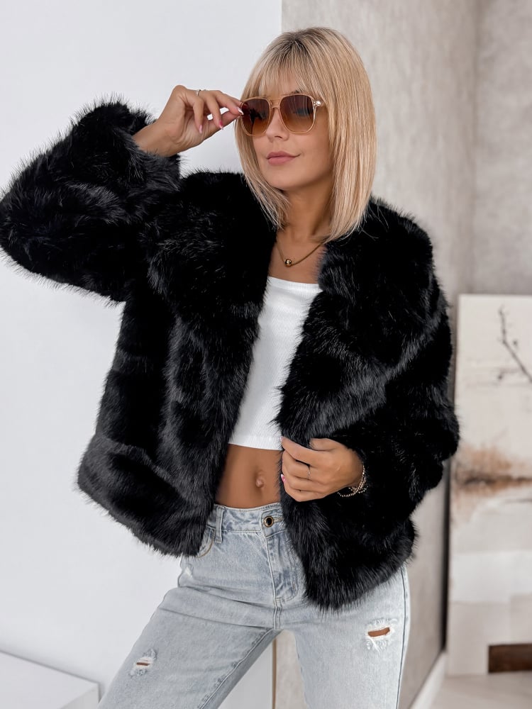 KURTKA FUTERKO NEMESIA CZARNA