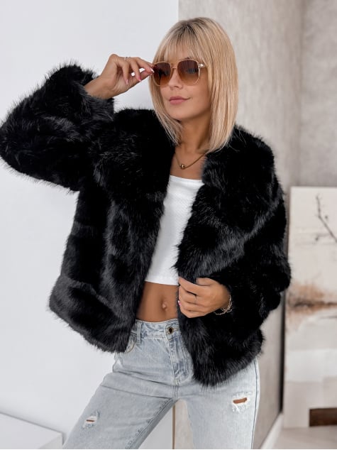 KURTKA FUTERKO NEMESIA CZARNA