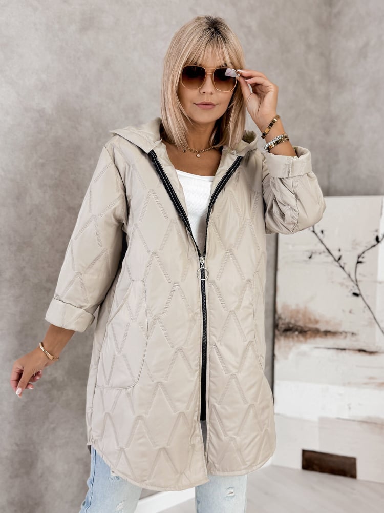 KURTKA FJORDEN BEŻOWA