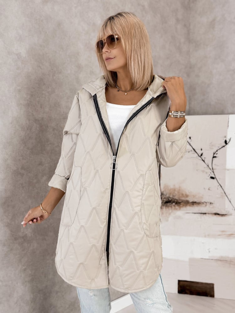 KURTKA FJORDEN BEŻOWA