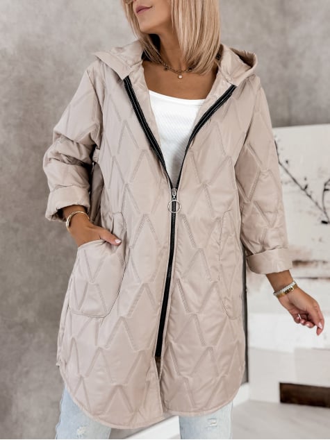 KURTKA FJORDEN CIEMNOBEŻOWA