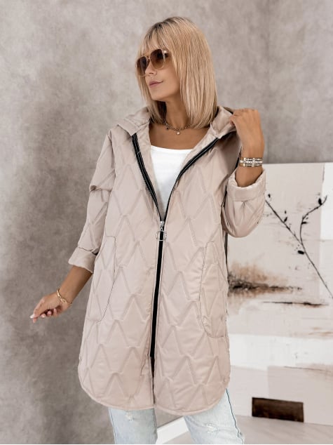 KURTKA FJORDEN CIEMNOBEŻOWA