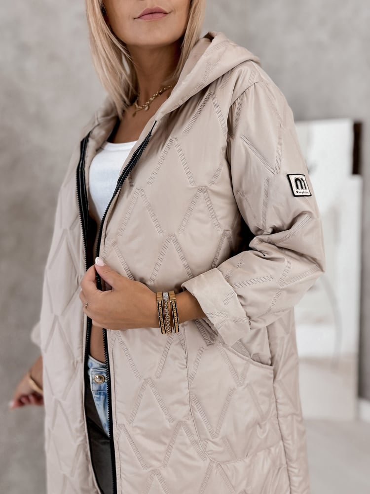 KURTKA FJORDEN CIEMNOBEŻOWA