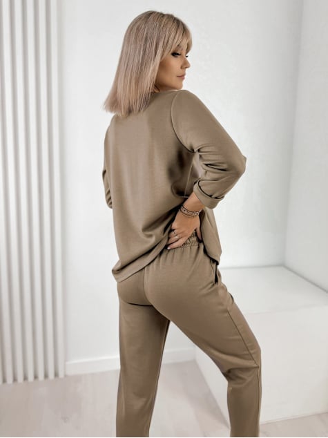 KOMPLET TRYZO CIEMNOBEŻOWY